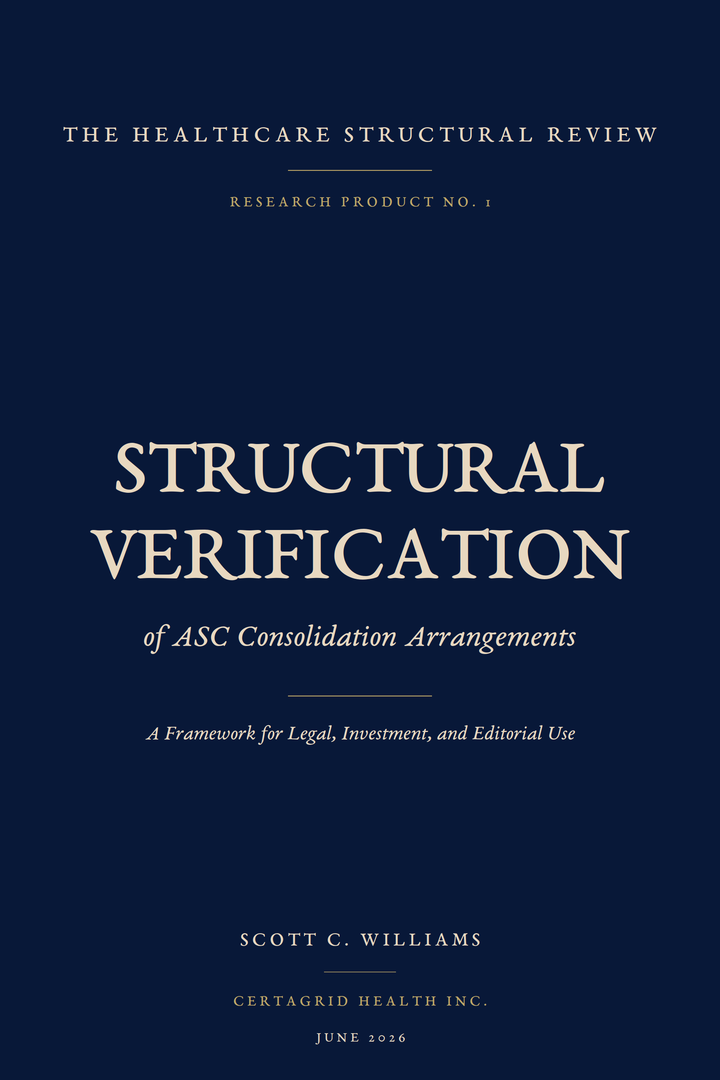 Structural Verification of ASC Consolidation Arrangements, Volume One